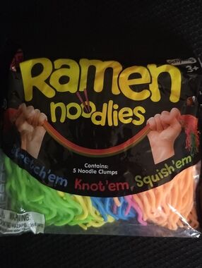 NEE DOH Ramen Noodlies Stretch & Squish Party Toy - Multicolor -1 Pack VIRAL HTF